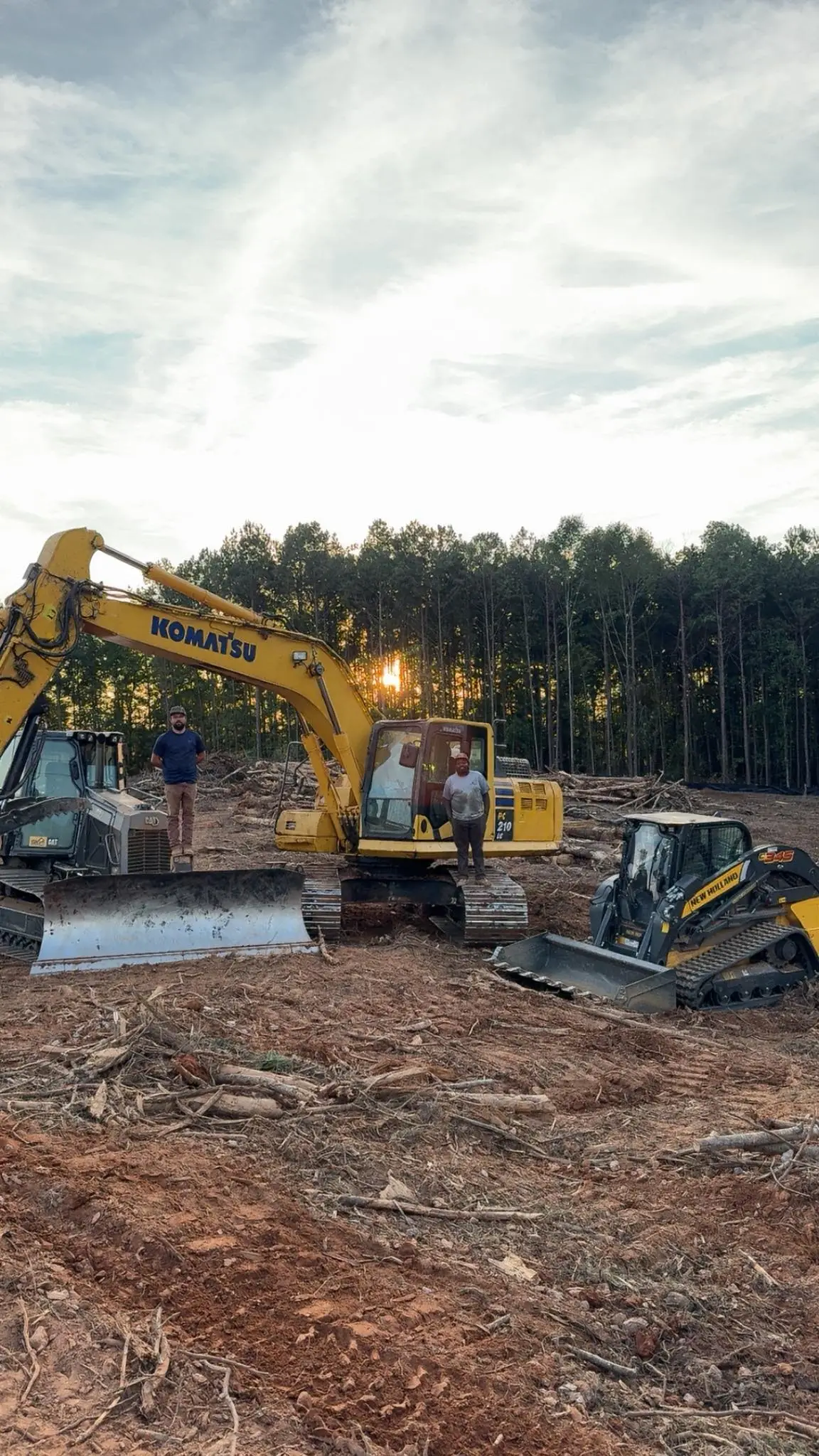Forestry mulching by Gibbs Grading in Northwest Georgia